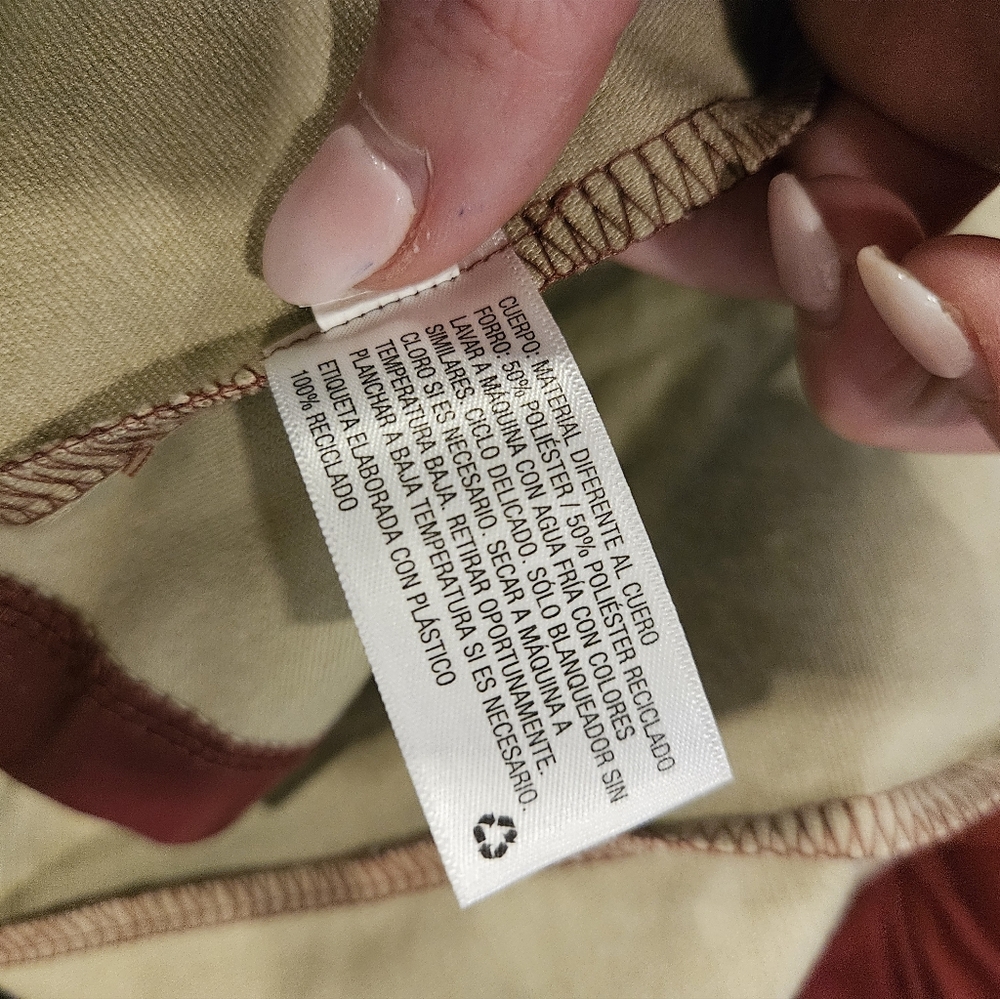 Wild Fable Rust Leather Dress - Picture 5 of 5